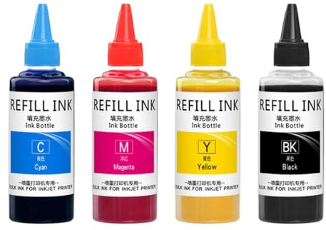KVMRshn 400 ml Tintenfeind -Nachfüllkompatibel mit 962 963 964 965 COTTRIDGES WORKLICH MIT OFFICEJET PRO 9010 9012 9013 9014 9015 9016 9018 9019 9020 9022 9023 9025 9028 Drucker Drucker