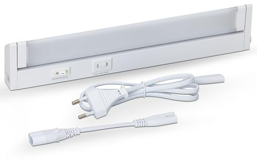 SEBSON Lampara LED bajo Mueble Cocina 30cm - Regulable, Orientable