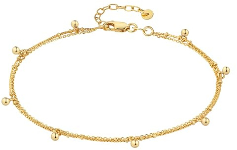 cai Damen Fußkette 925/- Sterling Silber 22+3cm Glänzend ohne gelb 301200125V-25