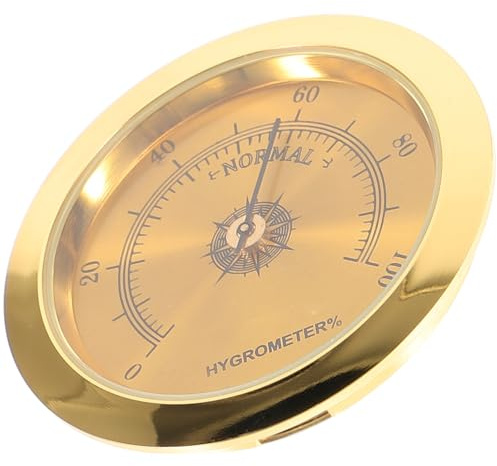 JOINPAYA Acoustic Design Lightweight and Case Guitar Metal Compact with Hygrometer Humidity Monitor for Easy Carrying and Storage for Accurate Moisture Measurement