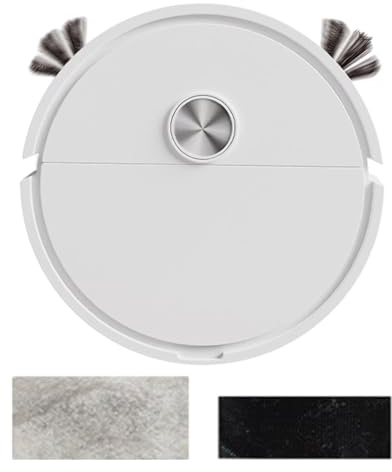 Generico Mini Robot Aspirapolvere,Lavapavimenti Elettrico Intelligente | Robot Elettrico per Pulizie Domestiche,per Pavimenti in Legno Piastrelle Moquette Ufficio Casa Soggiorno Camera da
