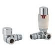 Eastbrook Biava 15mm Corner TRV and Lockshield Valve