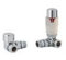 Eastbrook Biava 15mm Corner TRV and Lockshield Valve