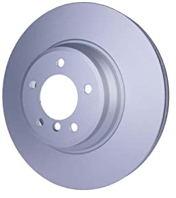 HELLA 8DD 355 128-671 Brake Disc - 54553PRO_HC - High-carbon - Coated - 348mm - 30mm - Internally Vented - for e.g. BMW