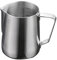 Milch Aufschäumen Krug Milchschaumkännchen Edelstahl Milk Frothing Jug mit Skalierung für Espressomaschine Kaffee Milchschäumer und Latte (600ml)
