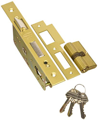 Cerradura embutida EZCURRA 3100/40 con cilindro esmaltada 1103140