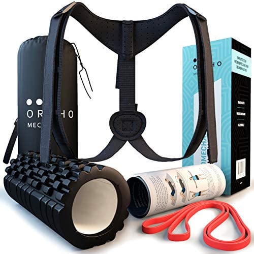 Orthomechanik Haltungskorrektur Set! Mit Video Und Poster! Das Wohltuende Haltungstrainer, Rückenstabilisator Training, Damen Herren