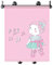 Walser Sonnenrollo Set Ballet Doll, 2 Stück Sonnenblenden-Auto Mädchen, Sonnenschutz Seitenscheibe, universal UV-Schutz Auto Kinder 43x52cm rosa