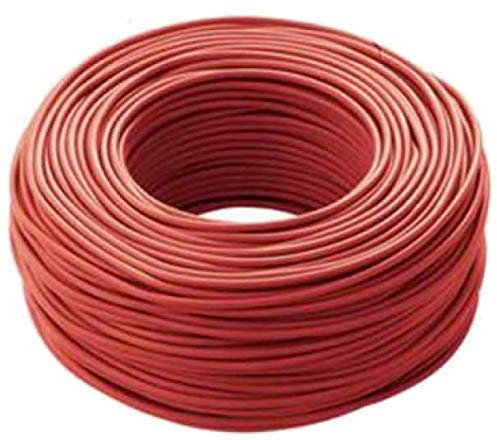 Cavo Icel FS17, Matassa Metri, Filo Elettrico Unipolare Isolante, Impianti Elettrici, Case, Imprese Edili (Rosso, 1 x 4 mm)