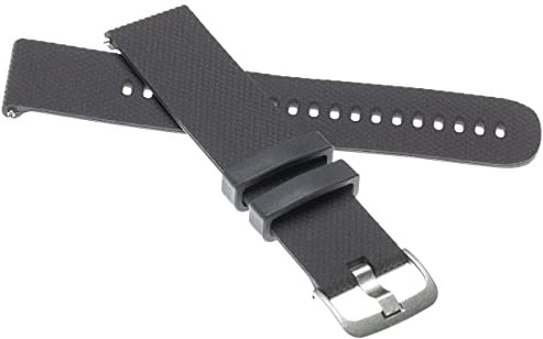 vhbw Ersatz Armband kompatibel mit Polar Vantage M Fitnessuhr, Smartwatch - 11,5 + 10,5 cm Silikon schwarz