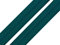 maDDma 1m Falzgummi 20mm Faltgummi elastisches Einfassband Schrägband Saumband Farbwahl, Farbe:smaragdgrün