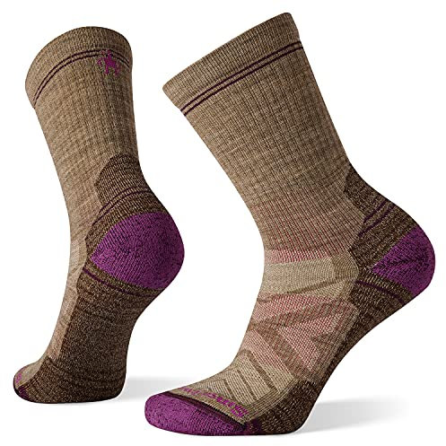 Smartwool Women's Women's Hike Light Cushion Crew Hiking Socks, Fossil, M UK