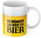 Männertasse Ich wünschte das wäre ein Bier Tasse Lustig Keramik Kaffee-Tasse GeschenkIdee für Ihn Vatertagsgeschenk Vatertag Herrentag Männergeschenk (DeinenNamen)