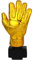 Healifty Trophée de gants dorés en résine plaqué or pour la coupe du monde de football