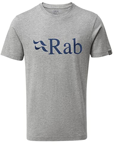 Rab Stance Logo SS Tee | Organic Cotton, Short-Sleeve T-Shirt, for Summer Casual & Outdoors