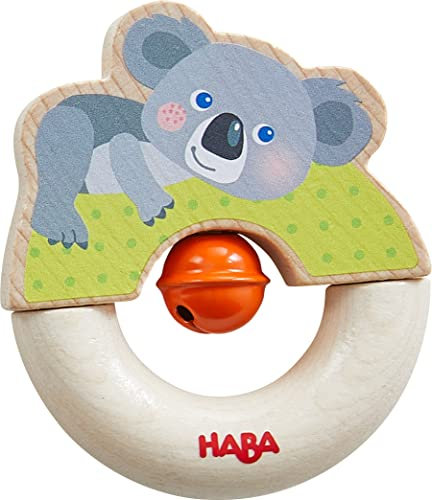 HABA 306660 - Greifling Koala, Greifling ab 6 Monaten, Made in Germany, Bunt