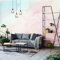 Muralo VLIES FOTOTAPETE 368x254 TAPETE Wandtapeten Pastell Ombre Aquarell Dekor Wohnzimmer Schlafzimmer Moderne Wandbilder XXL Wand Dekoration Abstrakt Luxus Br.368xHö.254