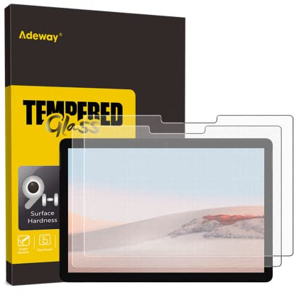 Adeway (2 Pack Displayschutzfolie für Microsoft Surface Go 4/3/2/1 (LCD 10.5 inch) Einfache Installation/Blendschutz/Schreiben wie auf Papier