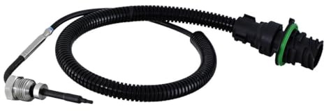 HELLA 6PT 358 181-981 Sensor, exhaust gas temperature - 2-pin connector - Bolted - Cable: 490mm