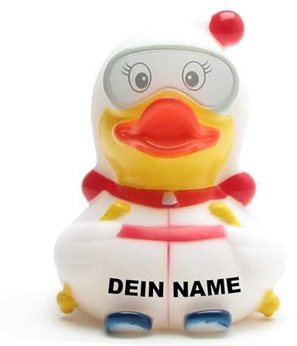 Badeente - personalisierbar (Skihaserl Ente)