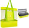 KOKOBOX Strandtasche Mesh Strandtasche XXL Familie Badetaschen Strandtaschen Kühltasche Strandtasche Groß Beach Bag Strandtasche Wasserdicht Kühltasche Faltbar Strandtasche Mit Kühlfach Camping