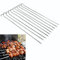 Pssopp 10PCS Brochettes Épée 22 Brochettes Weber pour Accessoires Plats Kabob Ustensiles Aiguille Grill Barbecue Signe Acier Inoxydable Long Stainles Kebob Literie Plat Injecteur Aiguille