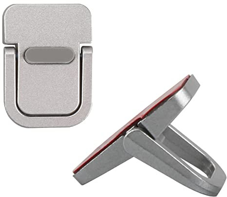 GLADFRESIT 2Pcs Portable Keyboard Riser - Mini Laptop Stand, Compatible with MacBook Pro/Air, Lenovo, and More(Silver)