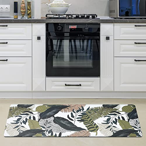 Paco Home Küchenteppich Küchenmatte Küchenläufer PVC rutschfest Teppich Läufer Für Küche Fußmatte Verschiedene Muster, Farbe:Mehrfarbig, Größe:45x120 cm