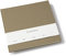 Semikolon 371088 Gästebuch Slim 25 x 23 cm - mit 100 blanko Seiten zum Selbstgestalten, Lesezeichen - fango beige