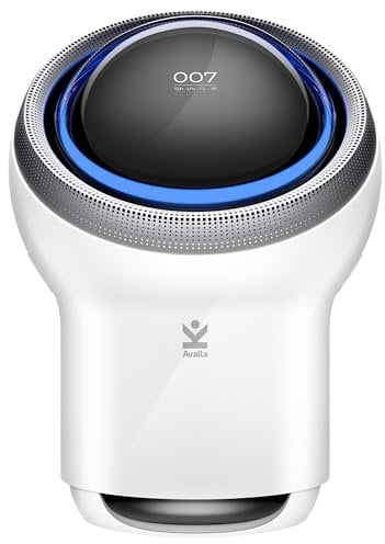 Avalla R-8000 Air Purifier for Whole Home, 300m³/h CADR, Long Life True HEPA Active Carbon Air Filter, 3 Fan Speed Dust Extractor