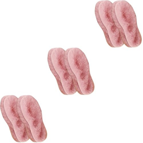 PENGYONBR 12 Paar Damen Schuheinlagen Damen Innensohlen Unisex Schuheinlagen Winter Innensohlen Hausschuhe Schuheinlagen Slipper Sohlen for Häkeln Warme Schuheinlagen Winter Innensohlen/886
