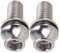 JEWEDECO Lot de 2 vis en alliage de titane M5 x 12 mm pour cadre de bouilloire pour porte-bidon de vélo standard