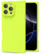 oakxco for iPhone 16 Pro Max Case Silicone Square Edge, Y2k Rectangle Soft Rubber Gel Cute Phone Case for Women, Girly Aesthetic Trendy Design, Thin Slim Matte TPU Protective Cover, Neon Green