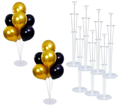 CZCPARY Soportes de Globos, Kit de Soportes de Globos Reutilizables, Decoración de Globos de Fiesta de Cumpleaños para Decoración de Fiesta de Cumpleaños de Boda (7PCS)