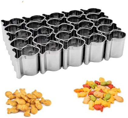 Goldfisch-Knallbonbon-Ausstechform – Edelstahl Goldfischform für Cracker – perfekt für die Herstellung von Goldfisch-Knallbonbons zu Hause