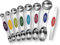 Magnetic Measuring Spoons Set of 8 Stainless Steel Stackable Dual Sided Nesting Teaspoons and Tablespoons for Measuring Dry and Liquid Ingredients (Color)