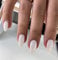 Glitter White False Nails Almond, SXVME Cat Eye Press on Nails Short Almond, Sparkly Shiny Fake Nails With Design, Cute Bling Glue on Nails Acrylic Stick on Nails for Women Party Holiday Wear, 30 Pcs