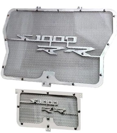 YMYYQW Tapa refrigerador de Rejilla de Moto Protector De Radiado Motocicleta, Cubierta Protectora De Rejilla Enfriador De Aceite para S1000RR S 1000RR S1000RR S 1000 RR HP4 2010-2017 2018