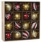 Home ESPRIT Weihnachtskugeln, PVC, Rot, Gold, 25 x 6 x 25 cm (16 Stück) - Marke: Home ESPRIT - EAN: 8424002141257