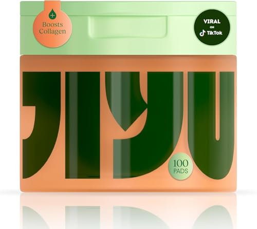 Jiyu Korean Skincare Anti-Aging, jiyu korean toner pads, Dark Spot & Wrinkle Minimizing Toner Pads - Feuchtigkeitsspendend mit Schneckenschleim, Centella Asiatica, Niacinamide, Peptide (1pc)