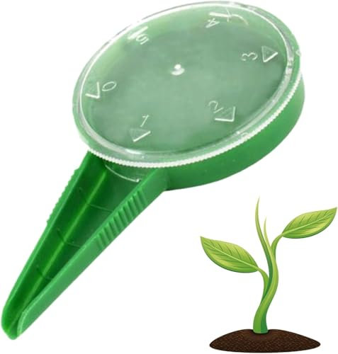 Spandiconcime per semi, 2025 set di dispenser per semi di semina, 12 fori, spargitore portatile per fertilizzanti/semi di erba, mini dispenser per semi di piccoli semi