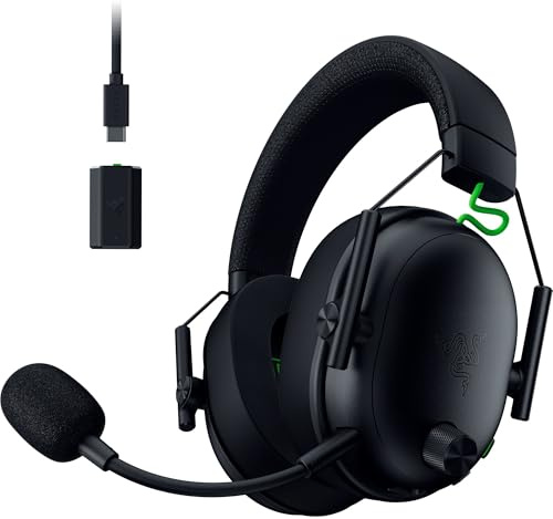 Razer BlackShark V3 Wireless Gaming Headset for Xbox: 50mm Drivers - Super Wideband Mic - 2.4 GHz, Bluetooth, USB - Works with PC, Mac, PS5, Nintendo Switch, Smartphone - Long Battery Life - Black
