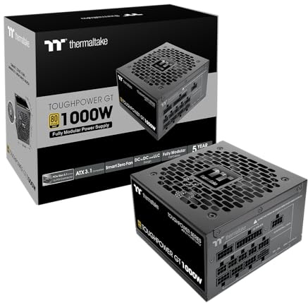 Thermaltake Toughpower GT 1000W | ATX 3.1 | PCIe 5.1 | 80+ GOLD | Modular | UK Specifications