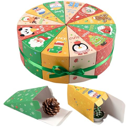 Sghtil Leere Boxen Für Adventskalender,12-Teiliger Befüllbarer Countdown | Leerer Kalender Für Den Advent - Für Hochzeit Feiertag Erwachsene Kinder Teenager