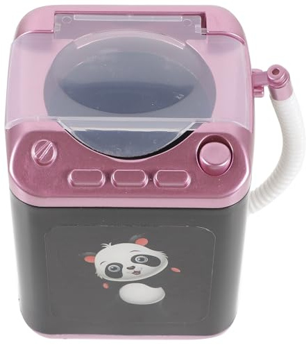 Homoyoyo Lavadora de Brochas de Maquillaje Eléctrica Mini Sistema Automático para Limpieza Eficaz en Salones y Uso Personal