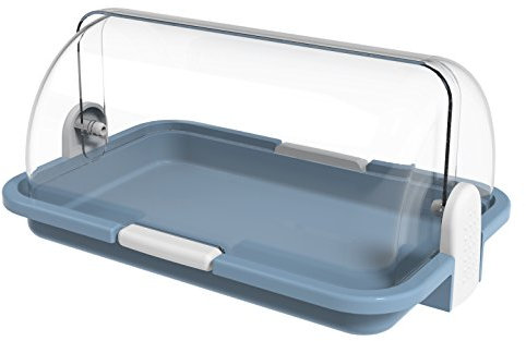 BIESSE Pin-Up Contenitore Multiuso per Alimenti, Azzurro, 29.5 x 20.5 x 13.5 cm