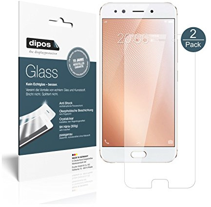 dipos 2x Displayschutzfolie 9H klar für Vivo X9s Plus