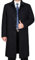 Vogstyle Herren Mantel Neu Wolljacke Lang Umlegekragen Wollmantel Warm Trenchcoat Business Windbreaker Überzieher Style 2 Schwarz XL