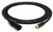 enoaudio Mogami 2534 Quad Professionel Studio Kabel | Neutrik Gold Cinch RCA - XLR male | HiFi, Black, 0,5 m