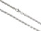 AKA Gioielli® - Damen Herren Kette 925 Sterling Silber Rhodiniert - 3mm Kordelkette - 80 cm lang